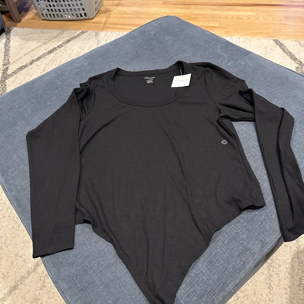 Black Long Sleeve Bodysuit